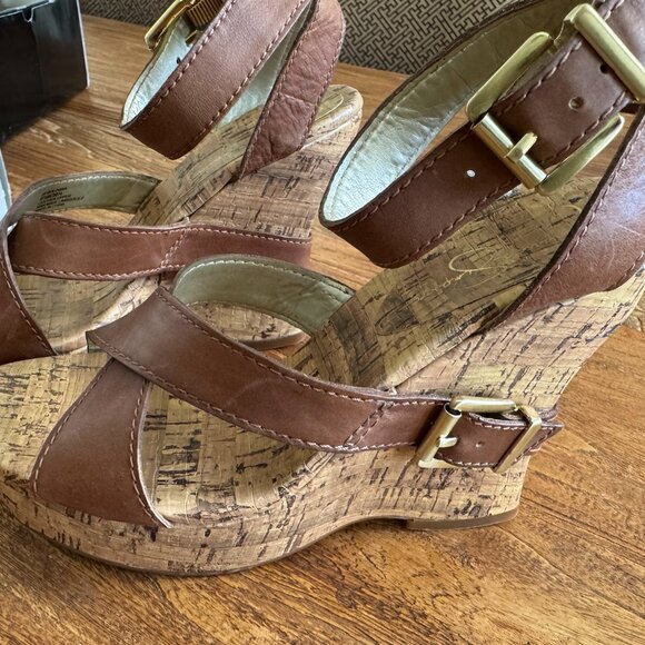 Jessica Simpson Bologna Cork High Heels, Size 6.5 - Picture 4 of 6